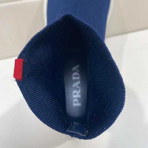 Prada Logo Band Sock Sneakers - Picture 8 of 10